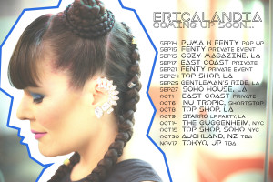 ericalandia, dj eko, soultronica, soulection puma, fenty, guggenheim, female dj, LA dj, NYC dj, fashion dj, starro, soulection