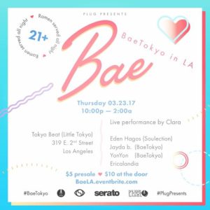 ericalandia, dj eko, Bae Tokyo, dj, female dj, festival dj, soultronica, future bass dj